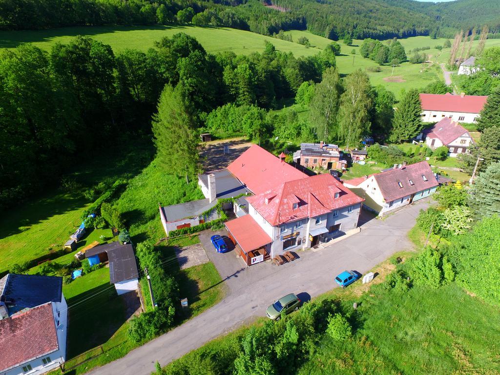 Pension Vzlet S Telocvicnou Lázně Libverda Bagian luar foto