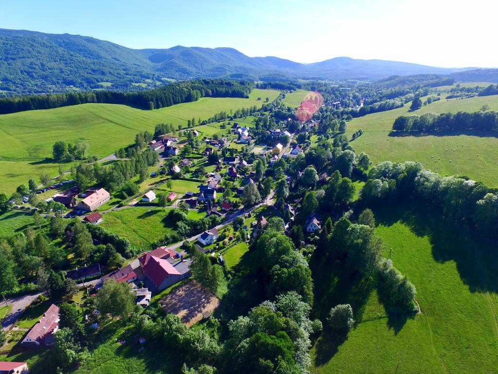 Pension Vzlet S Telocvicnou Lázně Libverda Bagian luar foto